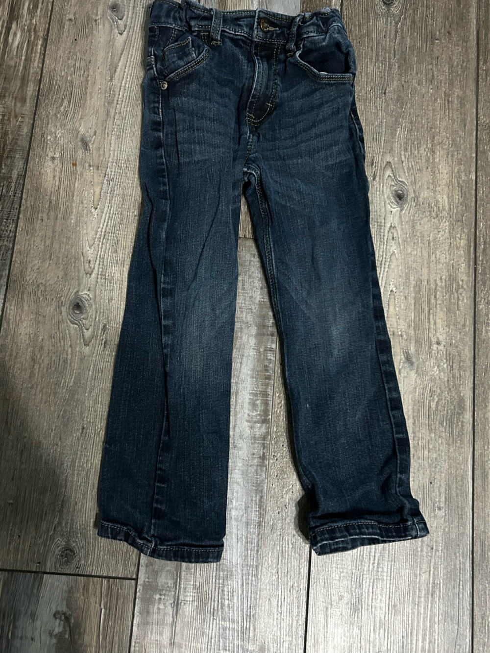 Kids boys bootcut StraightJeans in Dark Wash Wrangler